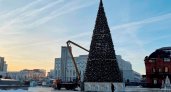В Пензе начался демонтаж главной новогодней елки