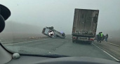 На трассе в Пензенской области перевернулся автомобиль 