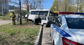 В аварии на проспекте Строителей в Пензе пострадал водитель маршрутки и 6 пассажиров