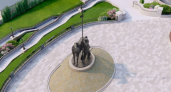 Пензенцам показали, как выглядела бы обновленная территория памятника Первопоселенцу
