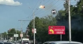 В Пензе на проспекте Победы загорелись провода