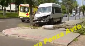 В Пензе на Ленинградской произошло ДТП с маршруткой, в котором пострадали пассажиры