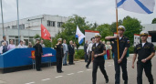 Митинг военнослужащих и ветеранов ВМФ в Пензе начался с выноса Андреевского флага и гимна