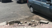 Пензенец пожаловался на обрушившейся тротуар на улице Московской 