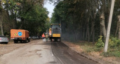 На Западной поляне меняют асфальт на дороге, ведущей к смотровой площадке