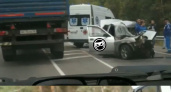На трассе М5 в Пензе произошло жесткое ДТП с легковушкой