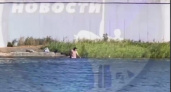 Пензенец устроил осенний заплыв на набережной Суры