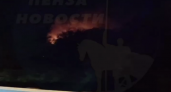 Ночной пожар в селе Загоскино Пензенского района тушили 9 огнеборцев 