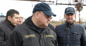 Олег Мельниченко осмотрел площадку на Пушанина, на которой установят асфальтобетонный завод