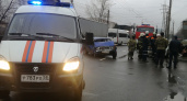 Пензенские спасатели вытащили пассажира из искорёженного после ДТП автомобиля  