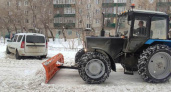 В Ленинском районе прошла уборка снега