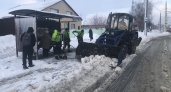 На борьбу со снегопадом в Пензе вышла техника и бригады МБУ "Пензавтодор" 
