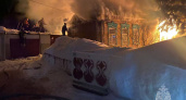 В Городище ночью сгорел деревянный дом, площадью 60 квадратных метров