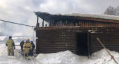 В Золотаревке 23 огнеборца и 7 машин тушили загоревшуюся деревянную постройку 