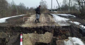 Еще один мост обрушился в поселке Медаевка Мокшанского района