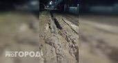 Жители с улицы Коммунальная в Сердобске утопают в жиже грязи 
