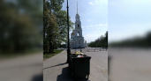 Туристы оценили баки с мусором на Соборной площади в Пензе