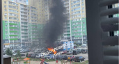 В Засечном на улице Радужная сгорела Лада Приора