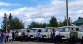 Районам Пензенской области передали 15 санитарных автомобилей УАЗ