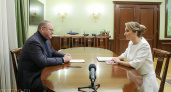 Губернатор провел рабочую встречу с Марией Львовой-Беловой
