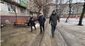 В микрорайоне Стрела проверили состояние дворов МКД