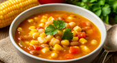 Быстрый овощной супчик с кукурузой и фасолью: готовлю 20 минут из самого простого набора летних овощей 