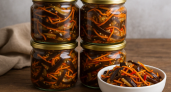 Баклажаны по-корейски на зиму: пряная заготовка с морковью и перцем 