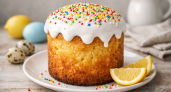 Никаких дрожжей и расстойки: пеку "Лимонный" пасхальный кулич за 1 час с выпечкой — нежный, влажный и не крошится