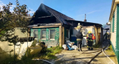 В пензенской Сосновке загорелись хозяйственные постройки: пострадала собака