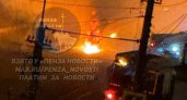 Взрыв мусоровоза в центре Пензы этой ночью попал на камеры очевидцев
