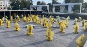 В Пензе продолжается подготовка главного фонтана к зиме