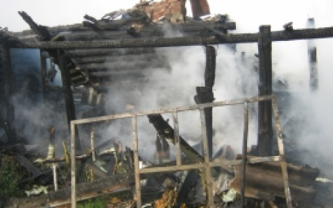 В Золотаревке жители лишились дома из-за пожара в новогоднюю ночь