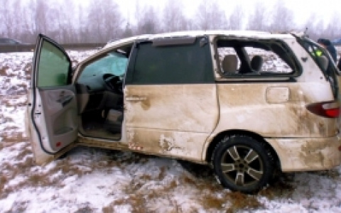 Читатель прислал видео с места автоаварии в Нижнеломовском районе