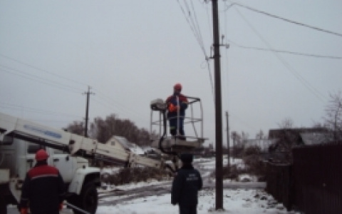 В Пензенской области полностью восстановлено электроснабжение
