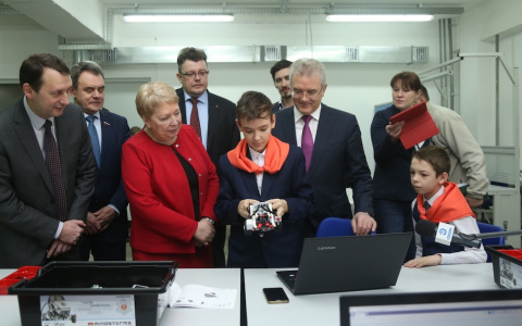 Министр образования РФ Ольга Васильева посетила в Пензе детский технопарк