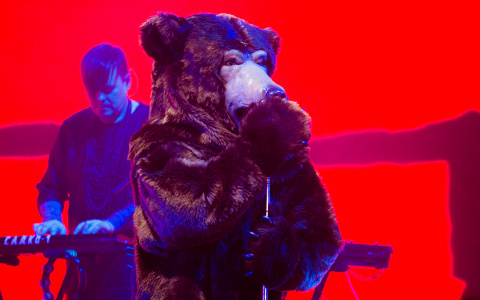 На концерте "БИ-2" в Пензе со сцены пел медведь