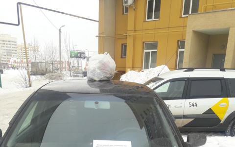 Пензенцу, перекрывшему подъезд к мусорке, устроили помойку на автомобиле