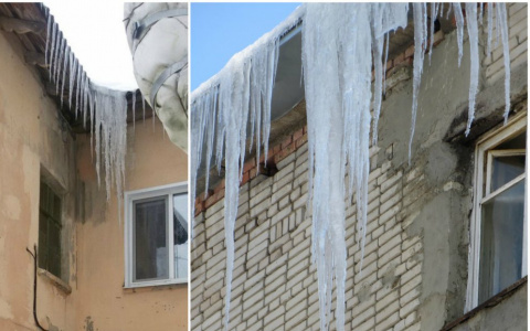 Пензенцы боятся стать жертвами сосулек