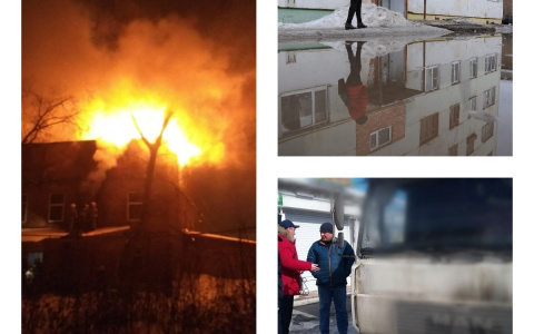 Пенза за день: Ночной пожар, скорый паводок, брошенные фуры