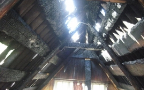 В Пачелмском районе в сгоревшем доме обнаружен труп мужчины