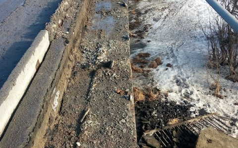 В Пензе разваливается мост, ведущий в Ахуны