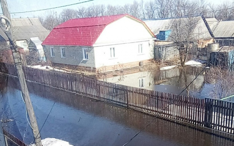 Жители Пензенской области плавают по улицам на лодках
