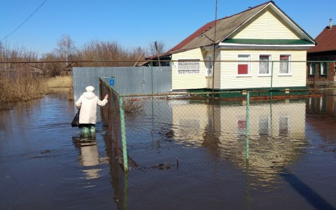 В Лунино вода затопила дом одинокой пенсионерки