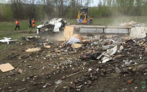 Опубликовано видео с места смертельной аварии под Пензой