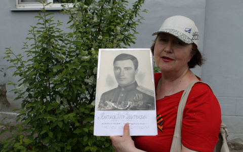 Участница "Бессмертного полка" посвятила своему отцу-герою передачу