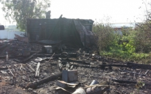 Из горевшего  дома в Пензенской области спасли только семь поросят