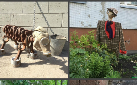 Декор по-пензенски: фотоподборка самых необычных дворовых украшений