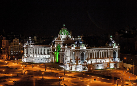 Огни ночного города или ночная Казань