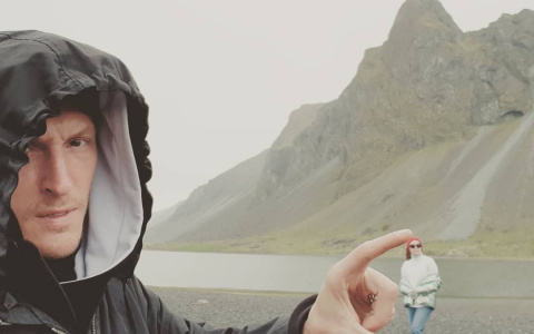 Павел Воля в Исландии учится романтично фотографировать Лейсан Утяшеву