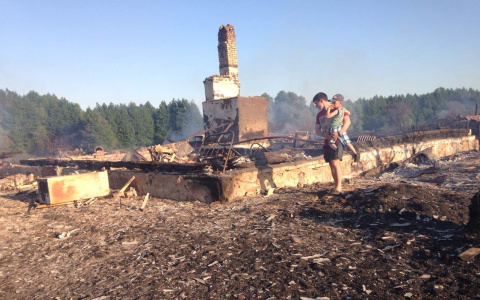 Из-за сломанного моста сгорели четыре дома в Земетчинском районе
